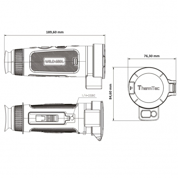 ThermTec Wild 650L LRF Wärmebildkamera